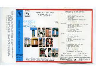 Cassettebandjes Theodorakis – Greece Is Singing Theodorakis 14 nrs cassette