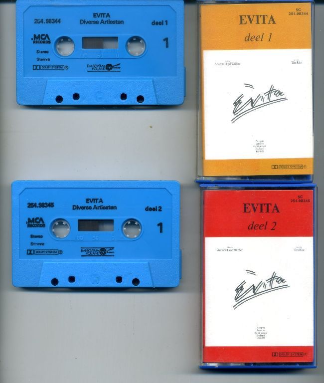 Andrew Lloyd Webber And Tim Rice – Evita 23 nrs 2 cassettes 197