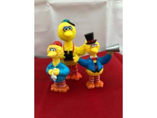 Poppetjes en Figuurtjes Sesamstraat Amerikaans Bigbird ( gele vogel Sesamstraat) 3 figuur