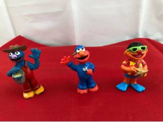 Muppets / sesamstraat : Elmo en Grover Figuren figuur