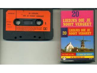 20 Liedjes Die Je Nooit Vergeet cassette ZGAN