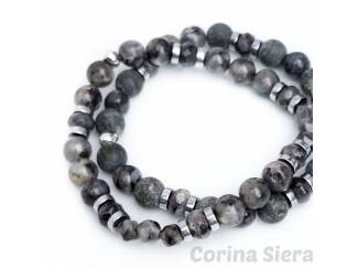 Armbanden Armbandenset van natuursteen