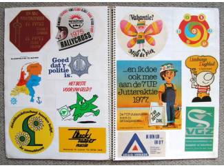 Stickers Boek met ongeveer 350 verschillende stickers mooie staat