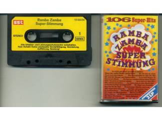 Cassettebandjes Ramba Zamba Super Stimmung 106 nrs cassette 1973 ZGAN
