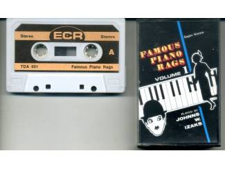 Cassettebandjes Famous Piano Rags played by Johnn W. Izaks volume 1 14 nrs
