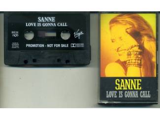 Cassettebandjes Sanne Salomonsen Love Is Gonna Call PROMO 3 nrs cassette ZG