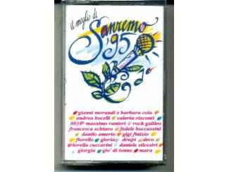Cassettebandjes Il Meglio Di Sanremo '95 19 nrs cassette 1995 NIEUW GESEALD
