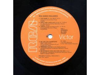 Grammofoon / Vinyl PROMO LP RCA Goes Hollands diverse Nederlandse artiesten