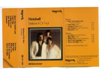 Cassettebandjes Nutshell &ndash; Believe It Or Not 10 nrs cassette 1979 ZGAN