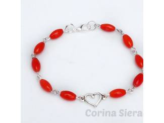 Overige Accessoires Sieradenset van koraal