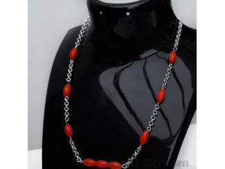 Overige Accessoires Sieradenset van koraal