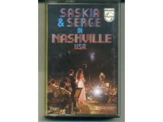 Cassettebandjes Saskia & Serge In Nashville, U.S.A. 12 nrs cassette 1977 ZG