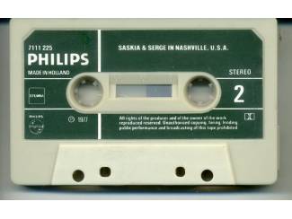 Cassettebandjes Saskia & Serge In Nashville, U.S.A. 12 nrs cassette 1977 ZG