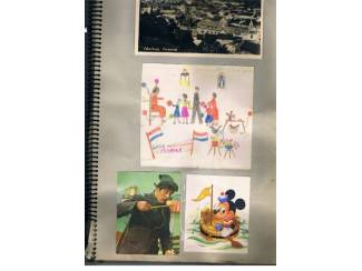 Ansichtkaarten Plakboeken met kaarten