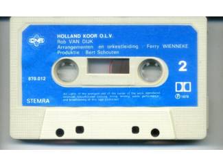 Cassettebandjes Holland Koor o.l.v. Rob van Dijk – Zingt 12 nrs cassette ZG