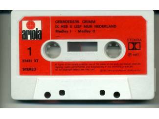Cassettebandjes Gebroeders Grimm 'k Heb U Lief Mijn Nederland cassette ZGAN