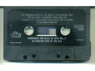 Cassettebandjes Memories Are Made Of Hits Vol. 2 20 nrs cassette 1985 ZGAN