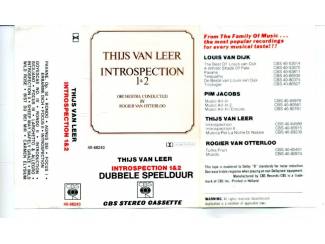 Cassettebandjes Thijs van Leer Introspection 1 t/m 4 36 nrs 3 cassettes ZGAN