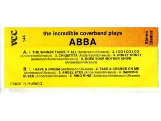 Cassettebandjes The Incredible Coverband Plays ABBA 10 nrs cassette ZGAN