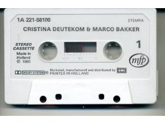 Cassettebandjes Cristina Deutekom & Marco Bakker 12 nrs cassette 1980 ZGAN
