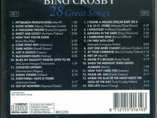 CD Bing Crosby 28 Great Songs 2 cd's 1993 ZGAN