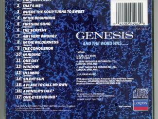 CD Genesis ‎And The Word Was 17 nrs cd 1987 ZGAN
