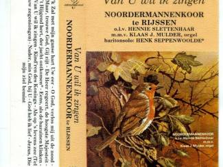 Cassettebandjes Noordermannenkoor Van U wil ik zingen 12 nr cassette 1979 ZG