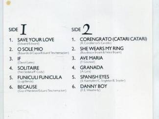 Cassettebandjes Renato Pagliari – Save Your Love 12 nrs cassette 1983 ZGAN