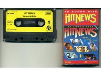 Cassettebandjes Hit News 16 Super Hits cassette 1984 ZGAN