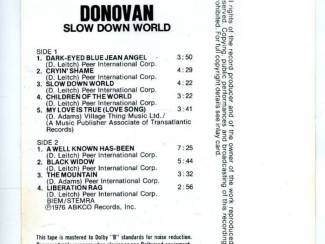 Cassettebandjes Donovan 3 cassettes €4 per stuk 3 voor 10 ZGAN