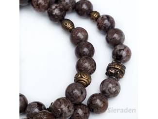 Armbanden Heren armbandenset van natuursteen