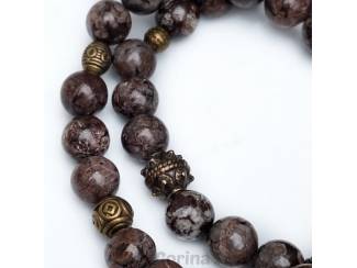 Armbanden Heren armbandenset van natuursteen