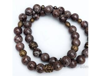 Armbanden Heren armbandenset van natuursteen