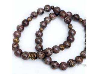 Armbanden Heren armbandenset van natuursteen