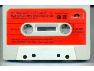 Cassettebandjes Max Greger Die TanzCassette des Jahres ‘77 14 nrs cassette