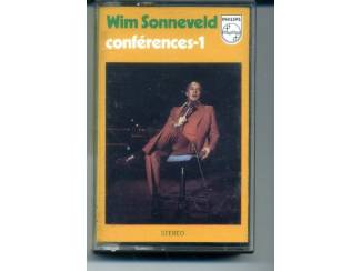 Cassettebandjes Wim Sonneveld Confèrences-1 cassette 1974 8 nrs als NIEUW