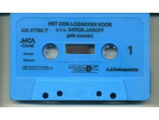 Cassettebandjes Het Don Kozakken Koor o.l.v. Serge Jaroff Gala Concert ZGAN