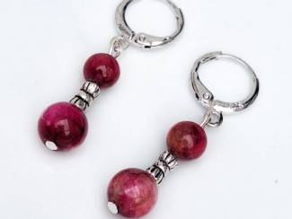 Oorbellen Oorringen met natuursteen