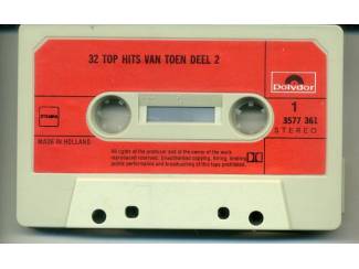 Cassettebandjes 32 Top Hits Van Toen Deel 2 cassette ZGAN