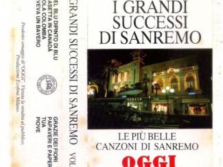 Cassettebandjes I Grandi Successi Di Sanremo Vol. 1 & 2 16 nrs cassette ZGAN