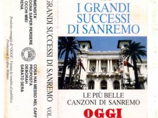 Cassettebandjes I Grandi Successi Di Sanremo Vol. 1 & 2 16 nrs cassette ZGAN