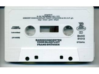 Cassettebandjes Barokconcerten voor blokfluit cassette 1983 ZGAN