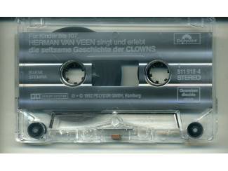 Cassettebandjes Herman van Veen – Clowns Singt Und Erlebt Die Seltsame Gesch