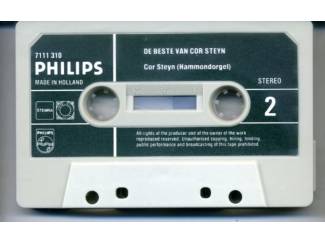 Cassettebandjes Cor Steyn De beste van Cor Steyn 28 nrs cassette 1980 ZGAN