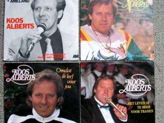 Koos Alberts 4 Vinyl Singles €2,50 per stuk 4 voor €8 ZGAN
