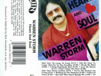 Cassettebandjes Warren Storm Heart and Storm 12 nrs cassette 1991 ZGAN