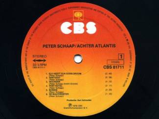 Grammofoon / Vinyl Peter Schaap Achter Atlantis 12 nrs LP 1976 mooie staat