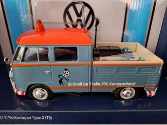 Auto's Volkswagen T1 Pick-up Kundendienst Schaal 1:24