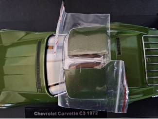 Auto's Chevrolet Corvette C3 Hard Top 1972  Groen Schaal 1:18