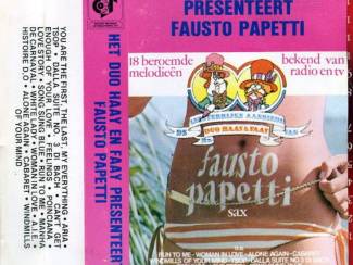 Cassettebandjes Het Duo Haay en Faay Presenteert Fausto Papetti 18 nrs ZGAN